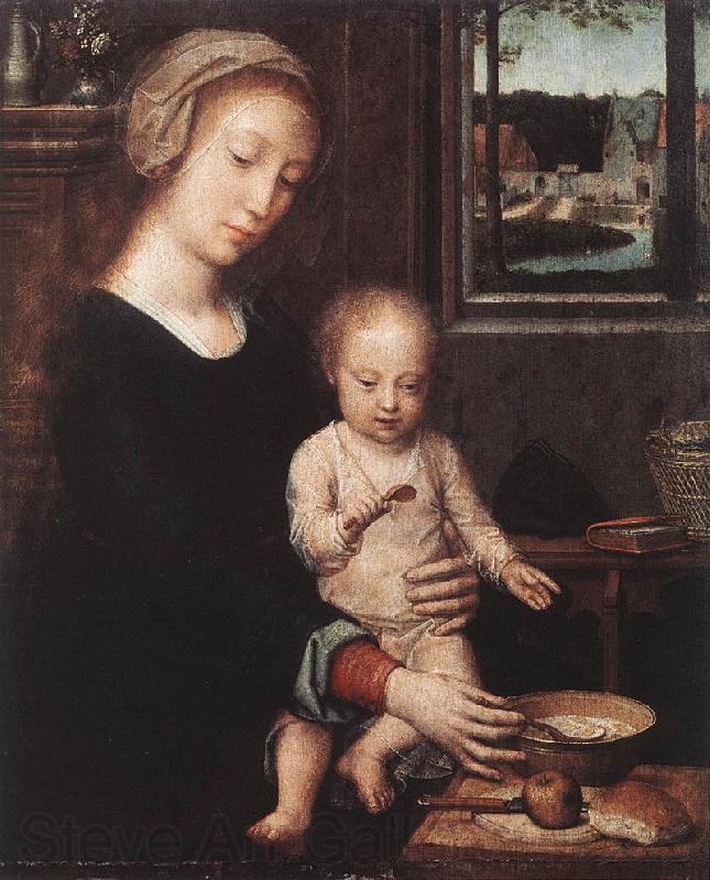 DAVID, Gerard Madonna and Child with the Milk Soup dgw Germany oil painting art